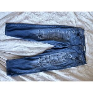 Faded Glory Women's 16W Ripped Blue Jeans